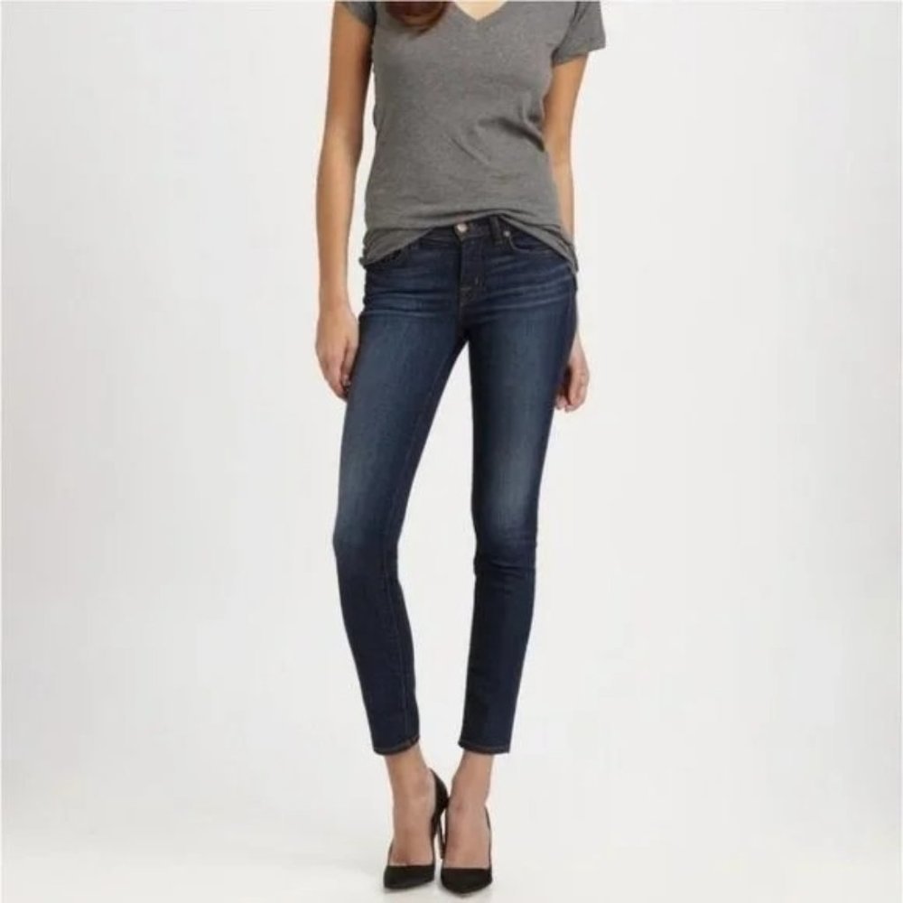 COPY - J BRAND CAPRI DARK VINTAGE dark blue denim jeans WOMENS 25